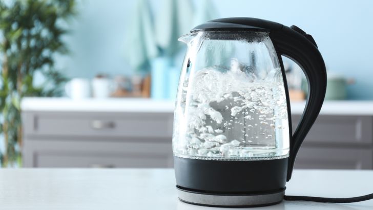 The boiling point of water