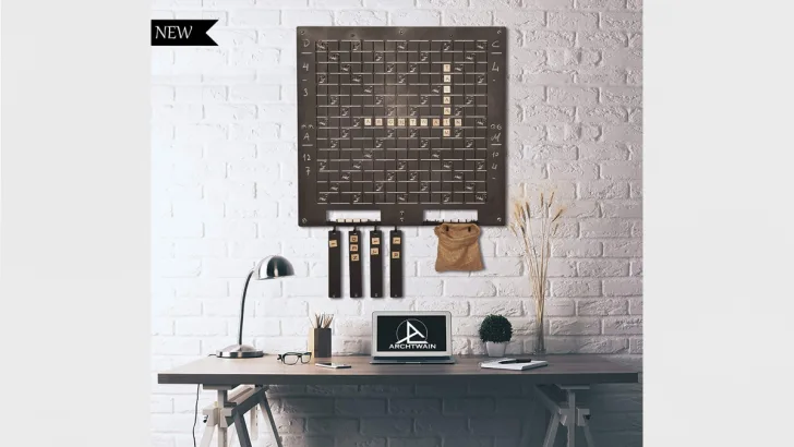 Scrabble and wall décor, all in one