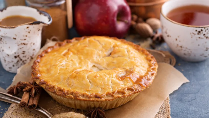 Flaky pie crust
