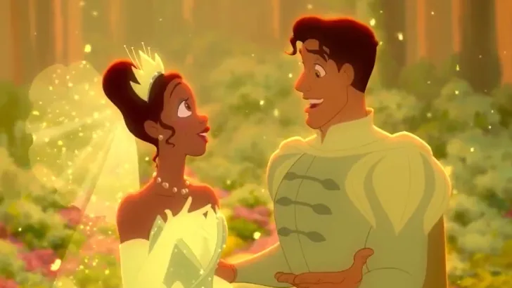 Princess Tiana and Prince Naveen