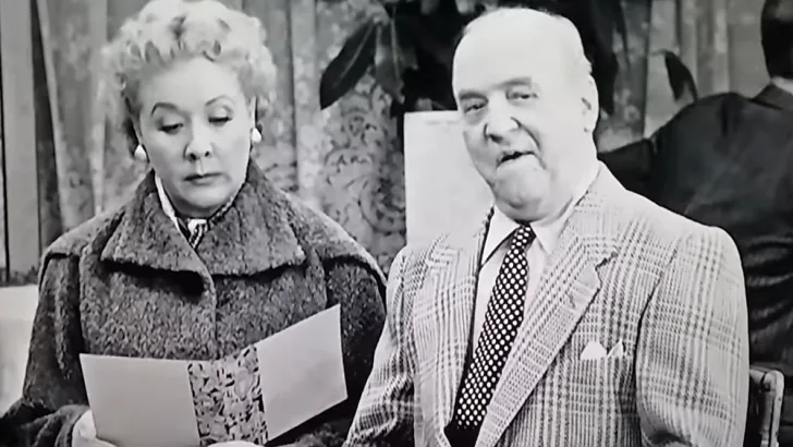 William Frawley and Vivian Vance