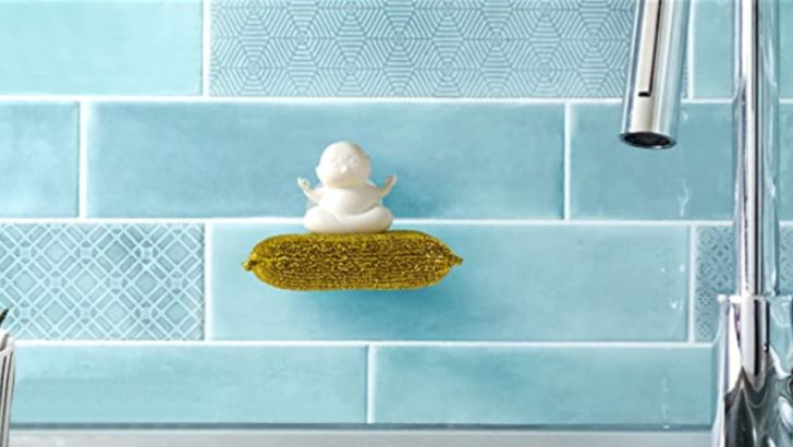 3. Add a little Zen to the kitchen sink.