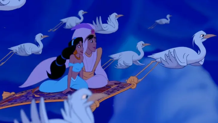 Princess Jasmine and Aladdin