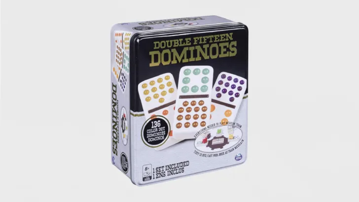 Fifteen-Dot Dominoes