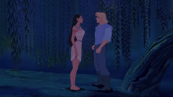 Pocahontas and John Smith