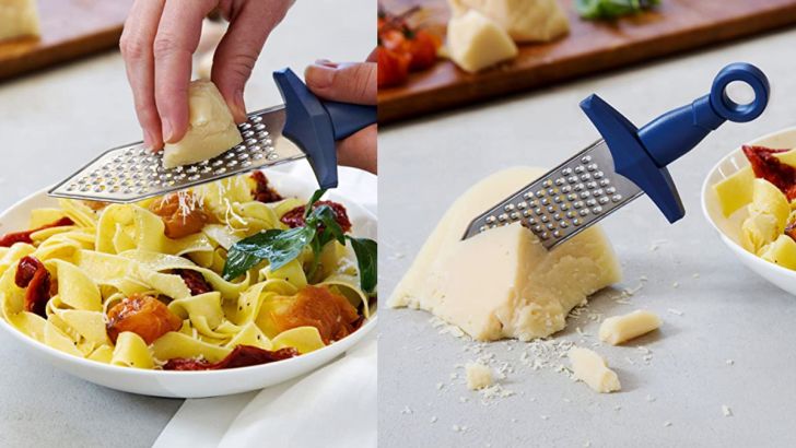 7. A cheese grater can make you a gladiator gourmet.