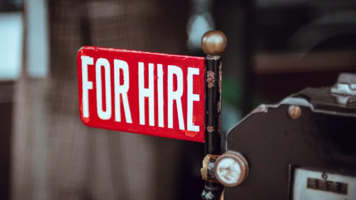 For Hire Sign